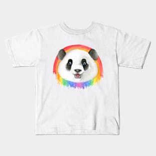 Rainbow Panda Kids T-Shirt